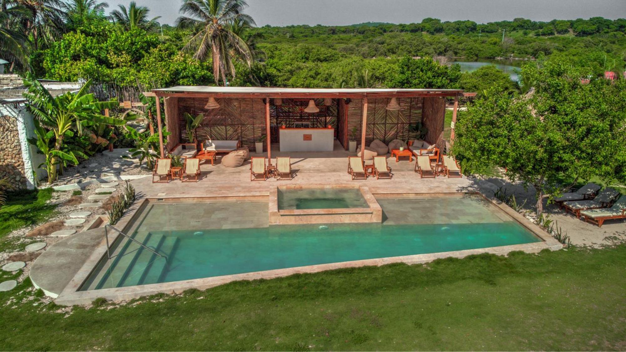 Vista Mare Beach House Cano de Loro Bagian luar foto